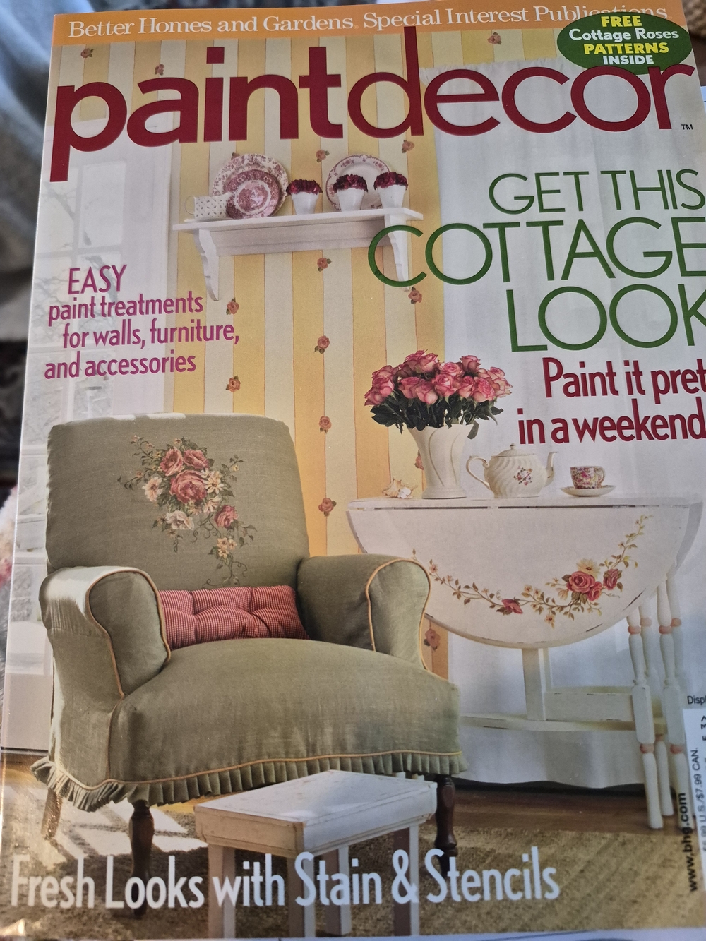 Cottage Rose Accent Chair Decor Magazine